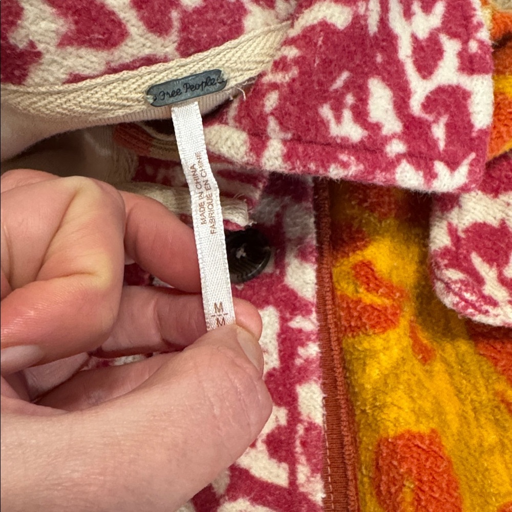 Free People Ruby Printed Patchwork Shacket | Boho… - image 4